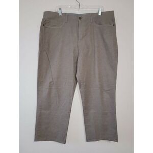 Johnston Murphy Men Regular Fit Tan Chino Pants 40W x 32L‎